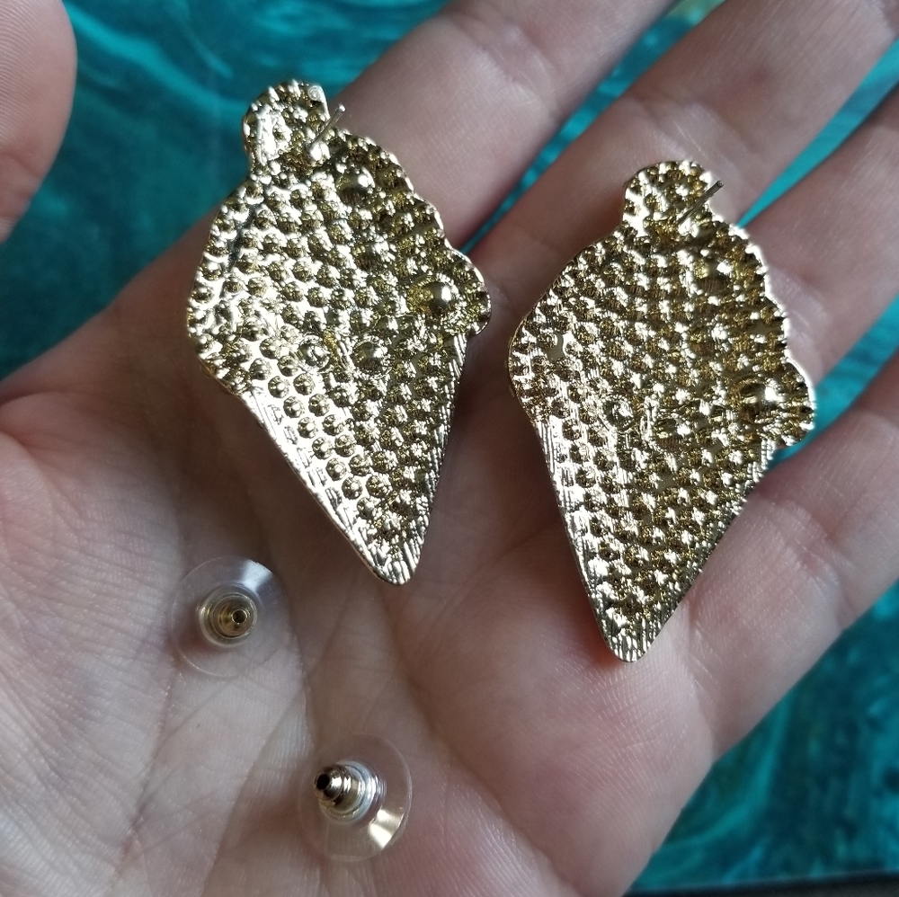 Colorful Rhinestone Earrings - Picture 5 of 6